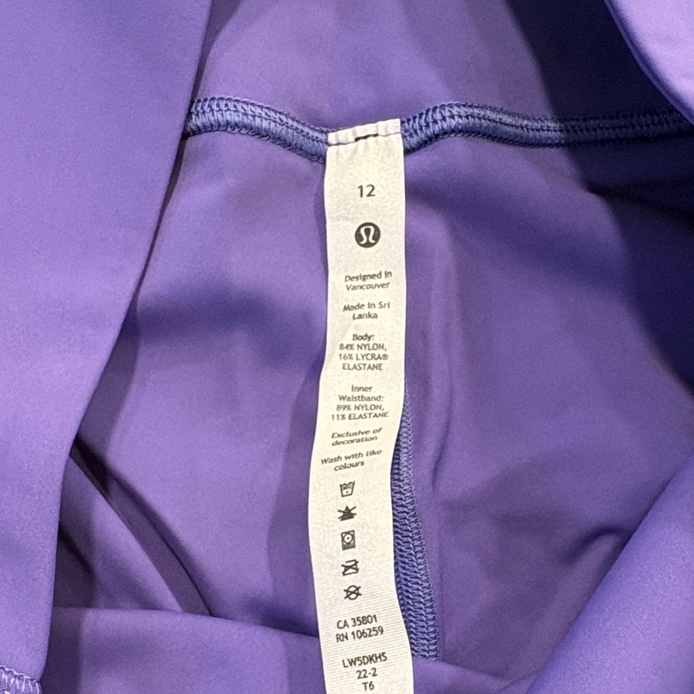 Lululemon Base Pace High Rise Leggings 25” ~ 12 ~ Charged Indigo - Picture 5 of 12